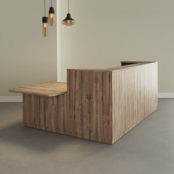 Banque d'Accueil d’Angle avec table Duomo