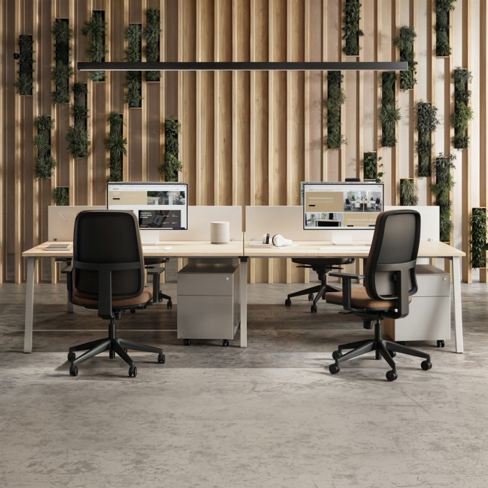 Bureau bench Olena Silver - Bikkom