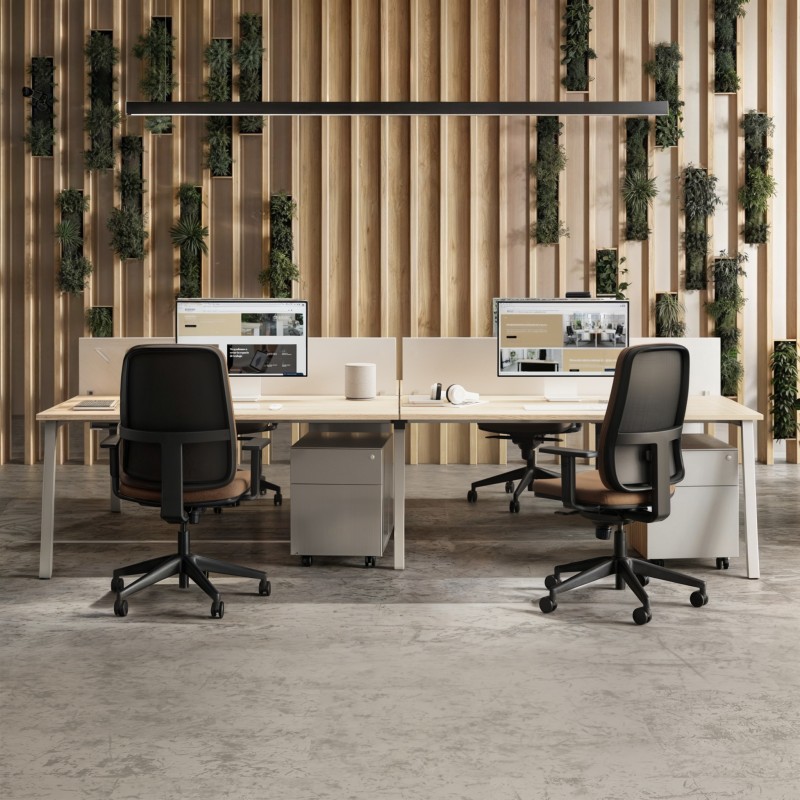 Bureau bench Olena Silver - Bikkom