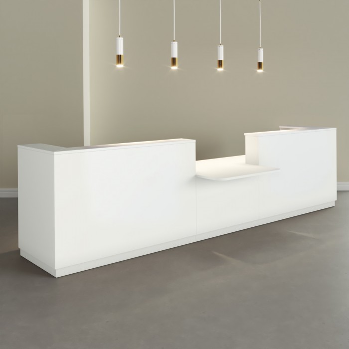 Banque d'Accueil PMR Sotto – Couleur Blanc