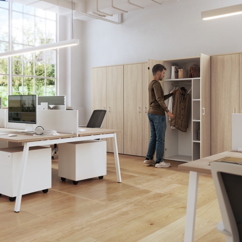 Armoire vestiaire bureau Chronos | Bikkom