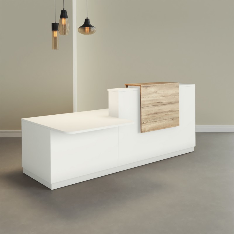 Pack Banque d'accueil PMR Duomo avec chaise et caisson| BIKKOM
