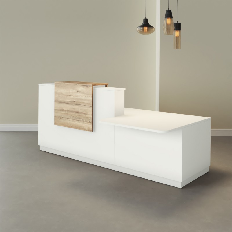 Pack Banque d'accueil PMR Duomo avec chaise et caisson| BIKKOM