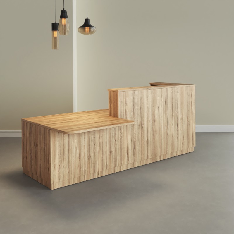 Pack Banque d'accueil PMR Duomo avec chaise et caisson| BIKKOM