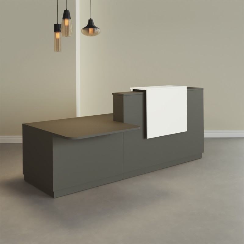 Pack Banque d'accueil PMR Duomo avec chaise et caisson| BIKKOM