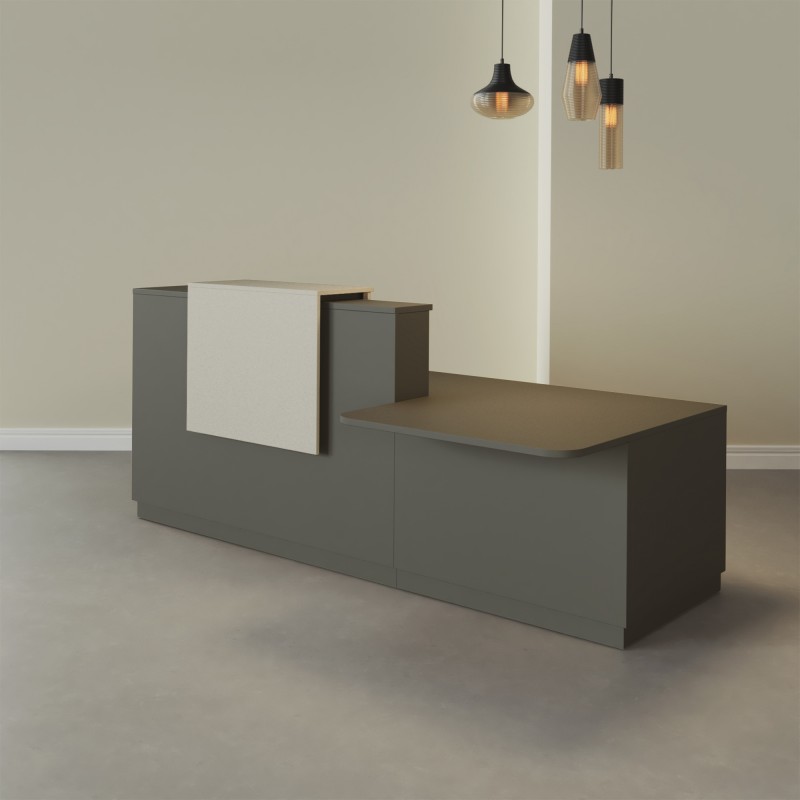 Pack Banque d'accueil PMR Duomo avec chaise et caisson| BIKKOM