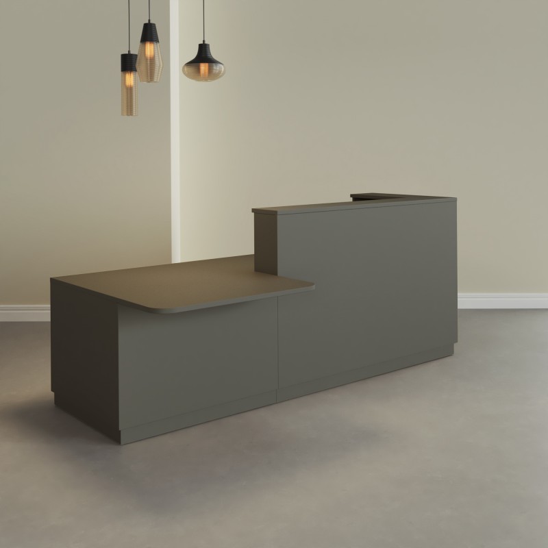 Pack Banque d'accueil PMR Duomo avec chaise et caisson| BIKKOM