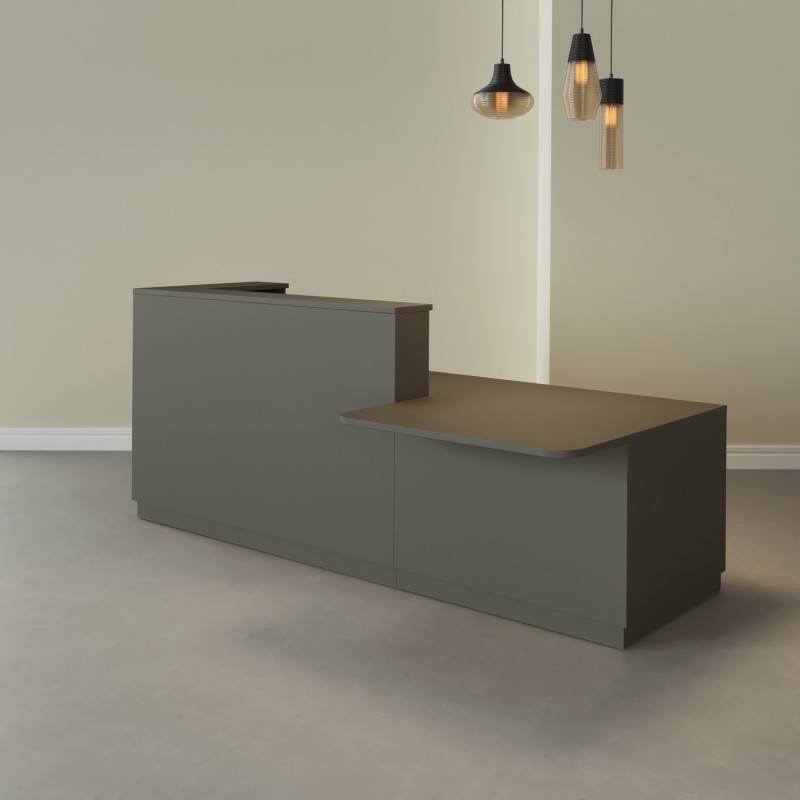 Pack Banque d'accueil PMR Duomo avec chaise et caisson| BIKKOM