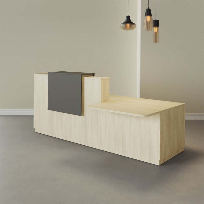 Pack Banque d'accueil PMR Duomo avec chaise et caisson| BIKKOM