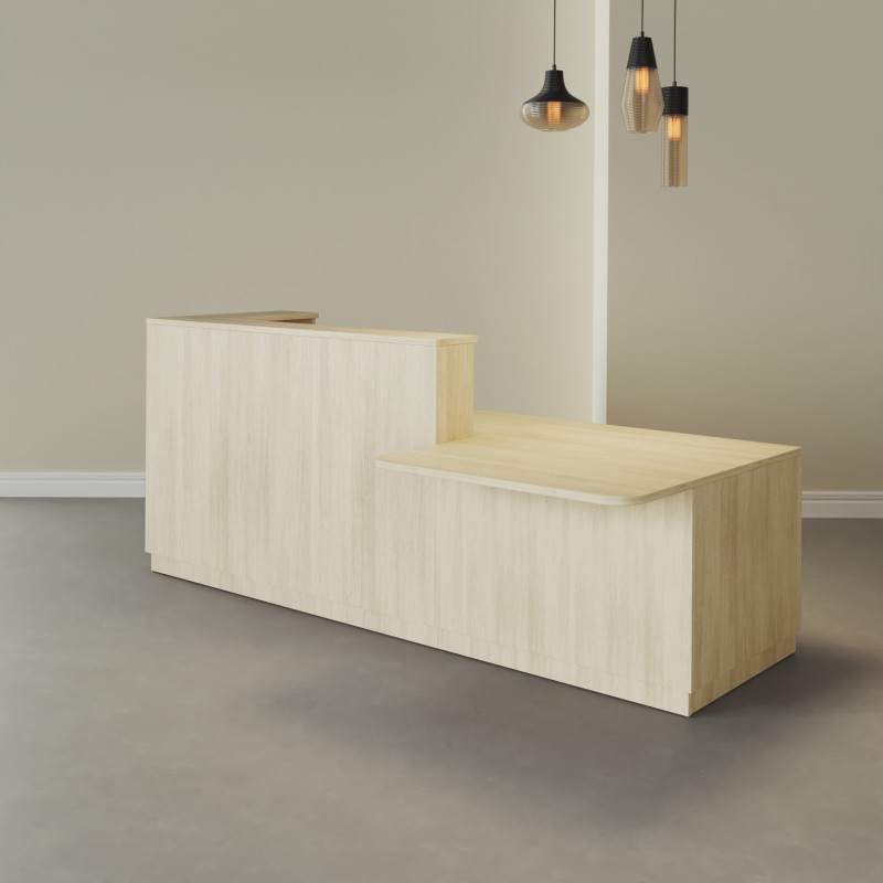 Pack Banque d'accueil PMR Duomo avec chaise et caisson| BIKKOM