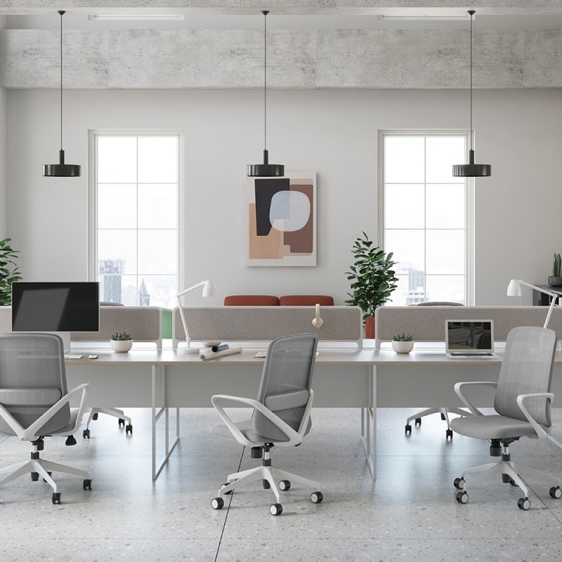 Pack Banque d'accueil PMR Duomo avec chaise et caisson| BIKKOM