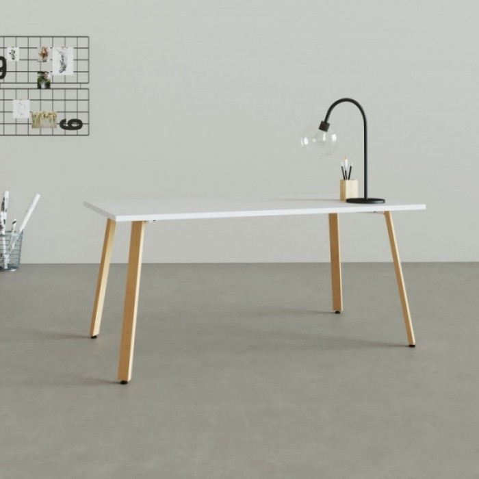Table de bureau en bois Genius - Bikkom