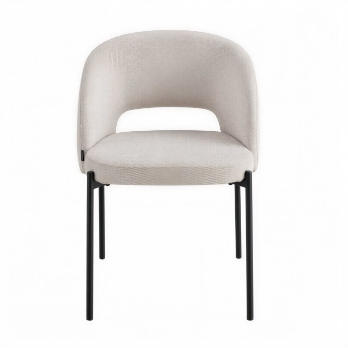 Chaise de réunion Lena sable face