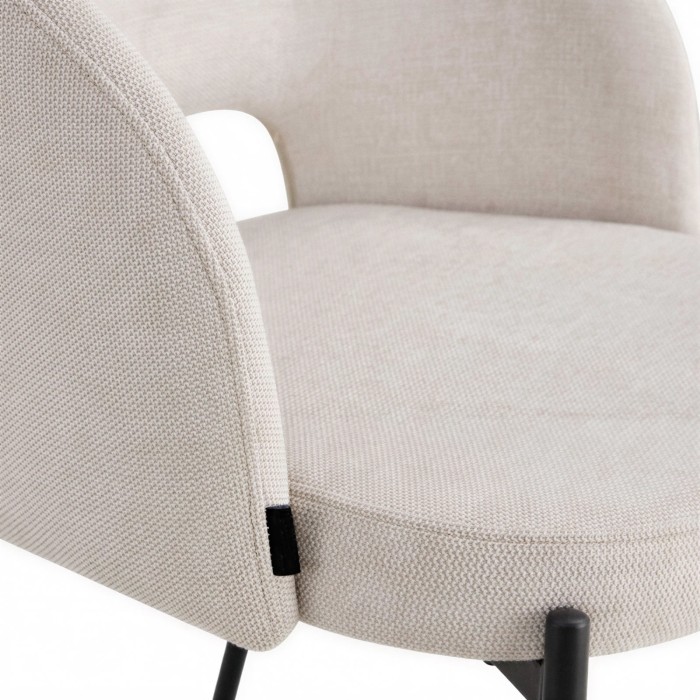 Chaise de réunion Lena sable détail
