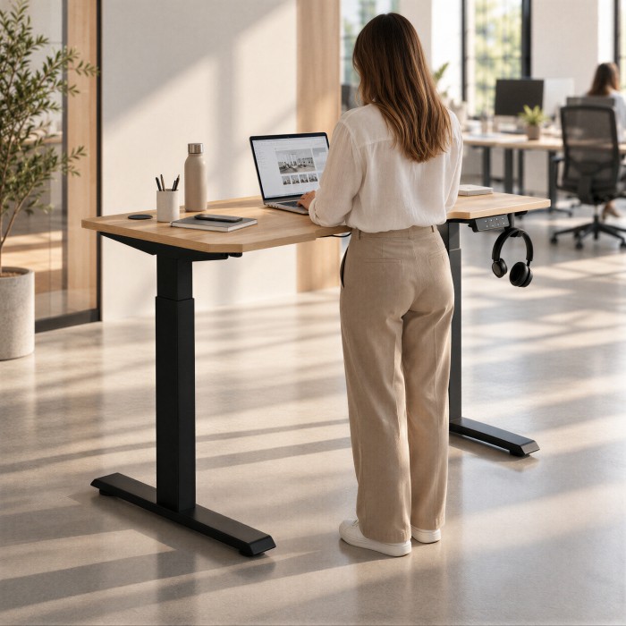 Zit-sta bureau Avant in een modern kantoor