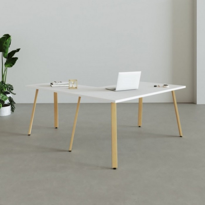 Table bureau d'angle Genius Wood - Bikkom