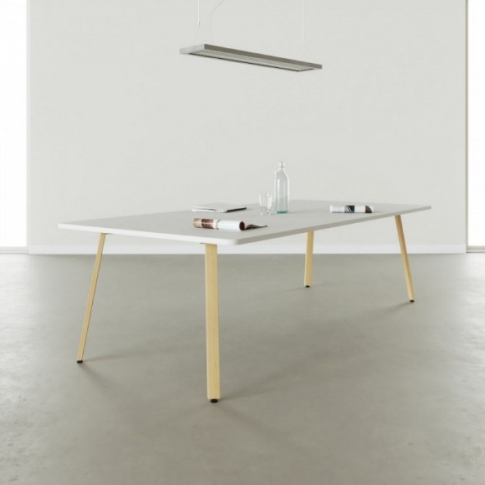 Vergadertafel Genius Wood - Bikkom