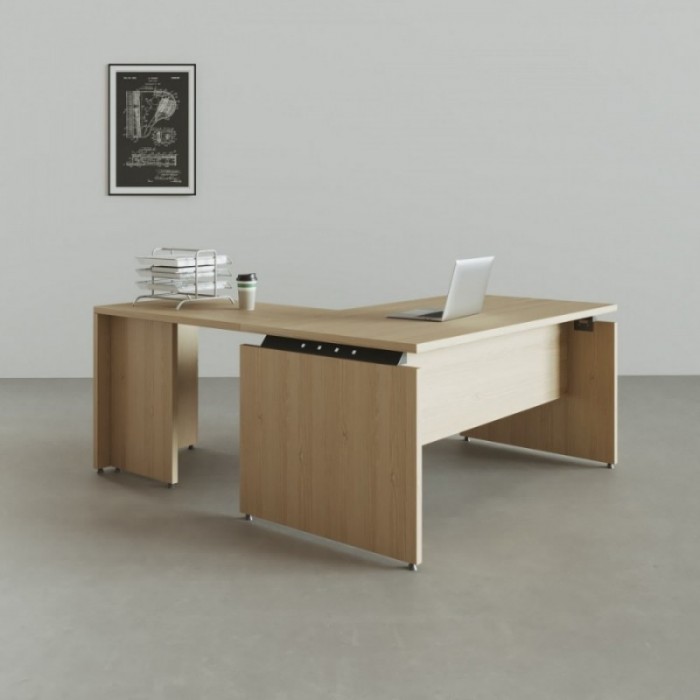 Table de bureau d'angle Atria - Bikkom