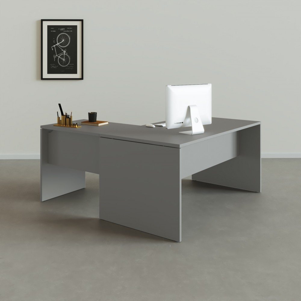 Table de bureau d'angle Tarnos - Bikkom