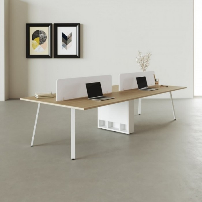Bureau bench multiposte Genius - Bikkom
