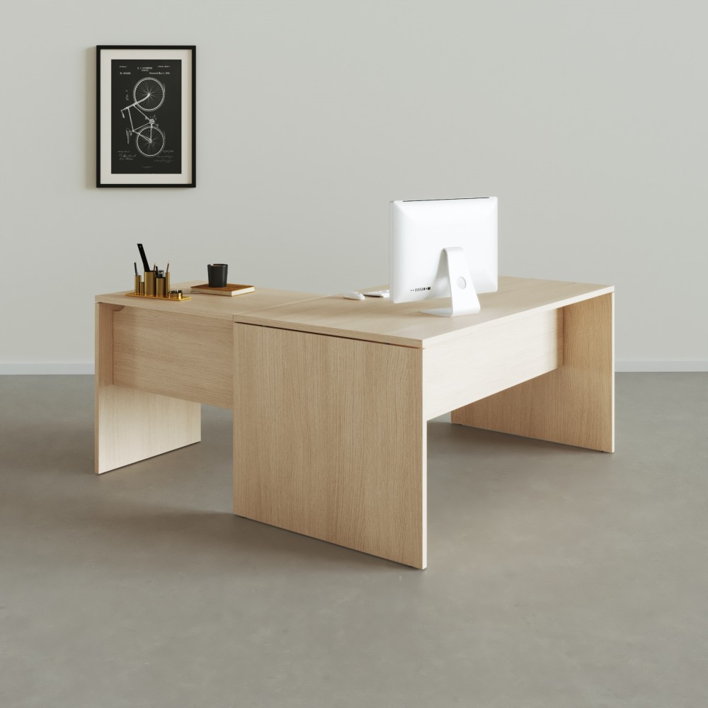 Table de bureau d'angle Tarnos - Bikkom