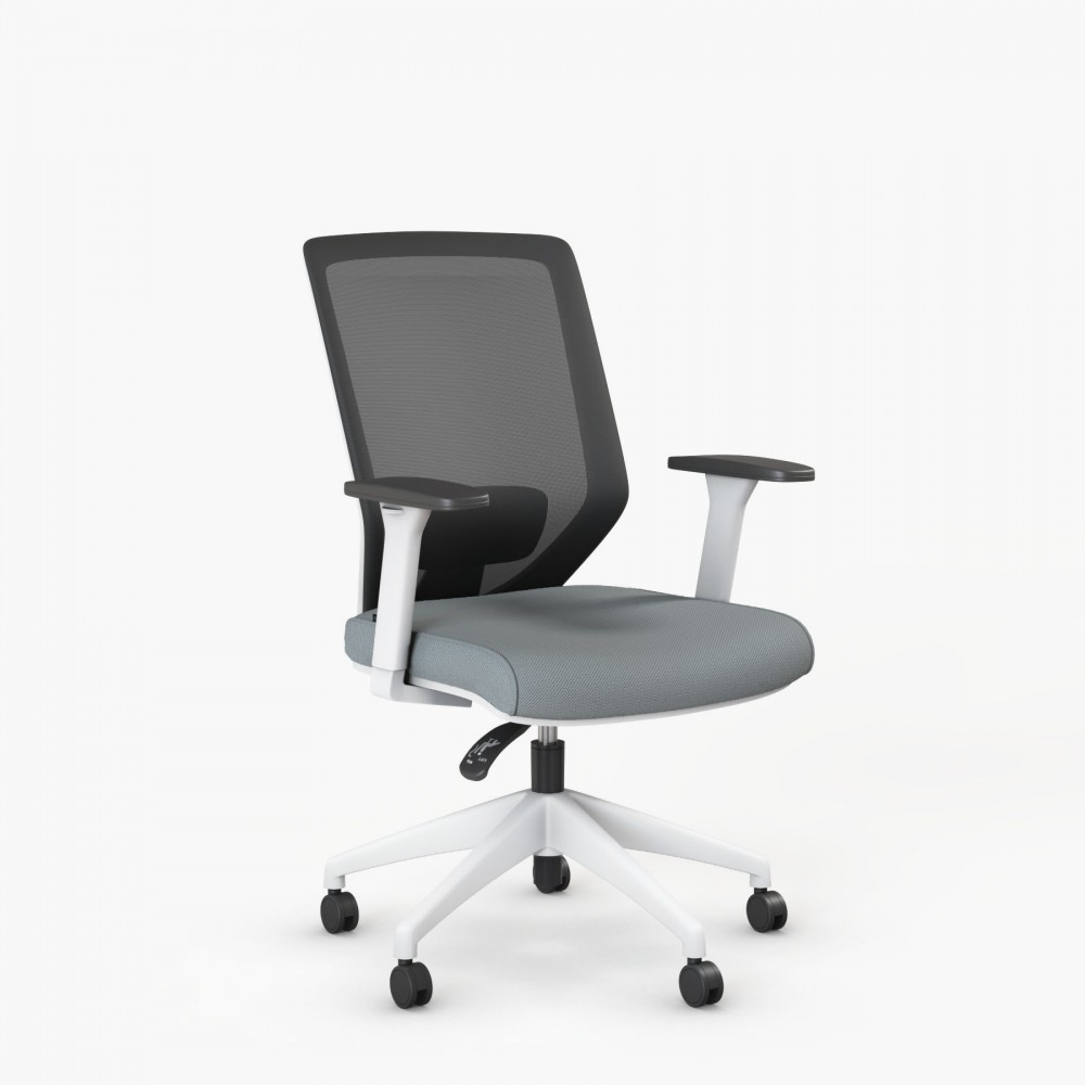 Ergonomische bureaustoel Vita White - Bikkom