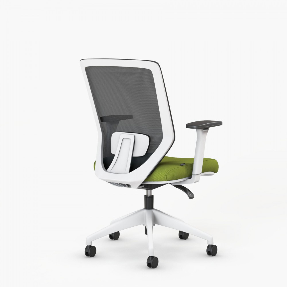 Ergonomische bureaustoel Vita White - Bikkom