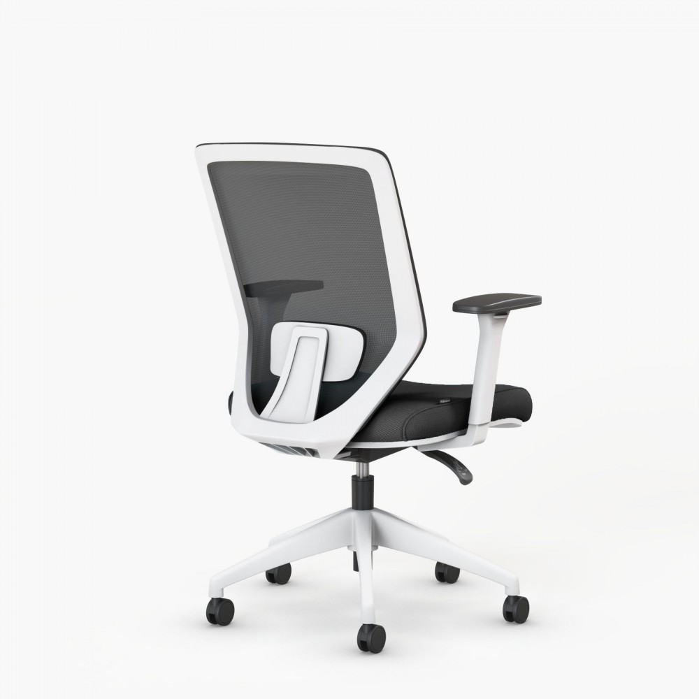 Ergonomische bureaustoel Vita White - Bikkom