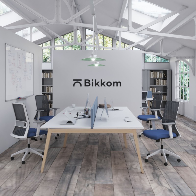 Chaise de bureau Becca Grey - Bikkom