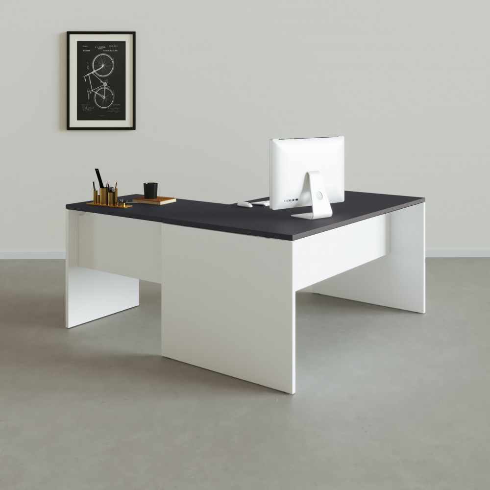 Table de bureau d'angle Tarnos - Bikkom