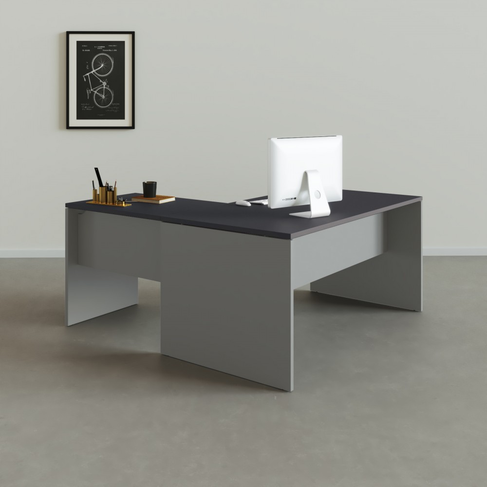 Table de bureau d'angle Tarnos - Bikkom