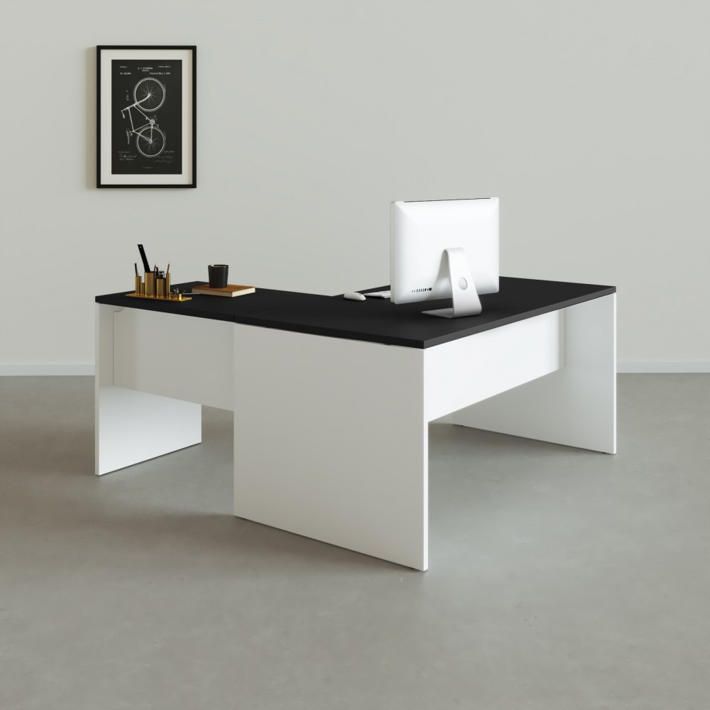 Table de bureau d'angle Tarnos - Bikkom