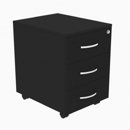 Caisson Omega noir profil