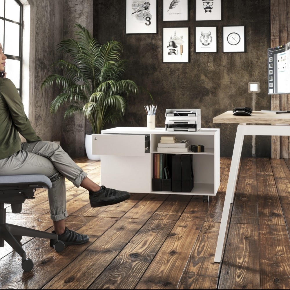 Caisson à tiroirs Zeta Caisson pour bureau avec compartiment 27 Caisson à tiroirs Zeta Caisson pour bureau avec compartiment 27