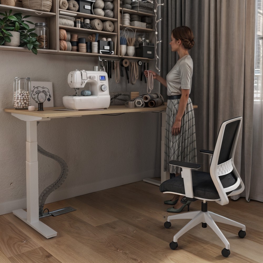 Bureau Polaris avec ergonomische bureaustoel