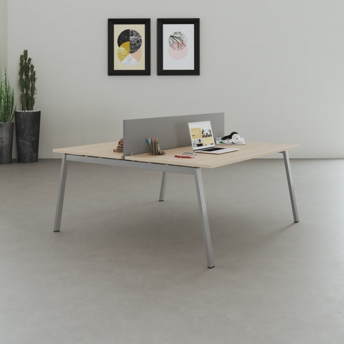 Bureau bench Olena Silver - Bikkom