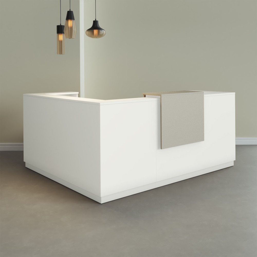 Receptiebalie in L-vorm Duomo  - Bikkom