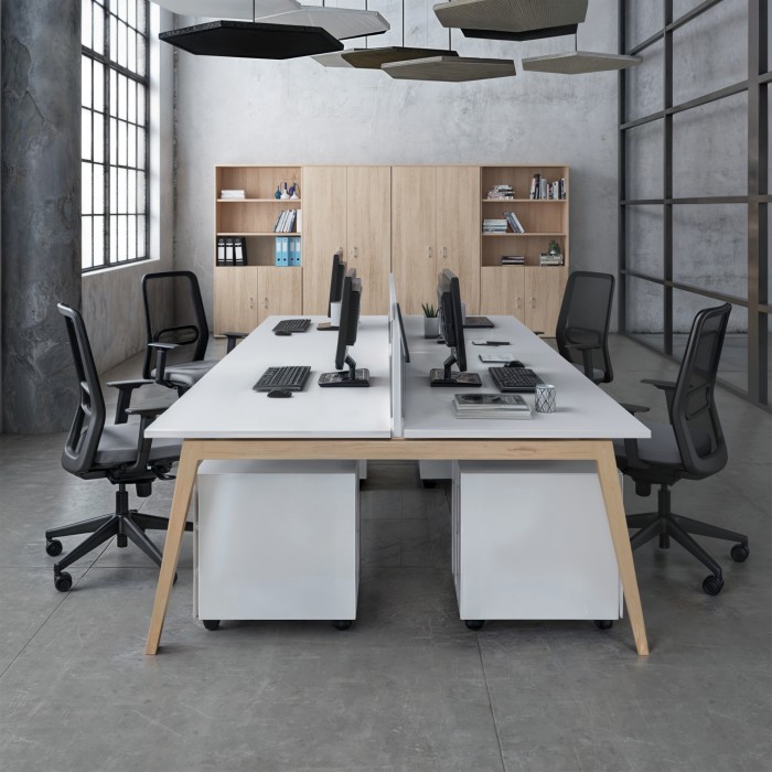 Bureau bench Olena Wood - Bikkom