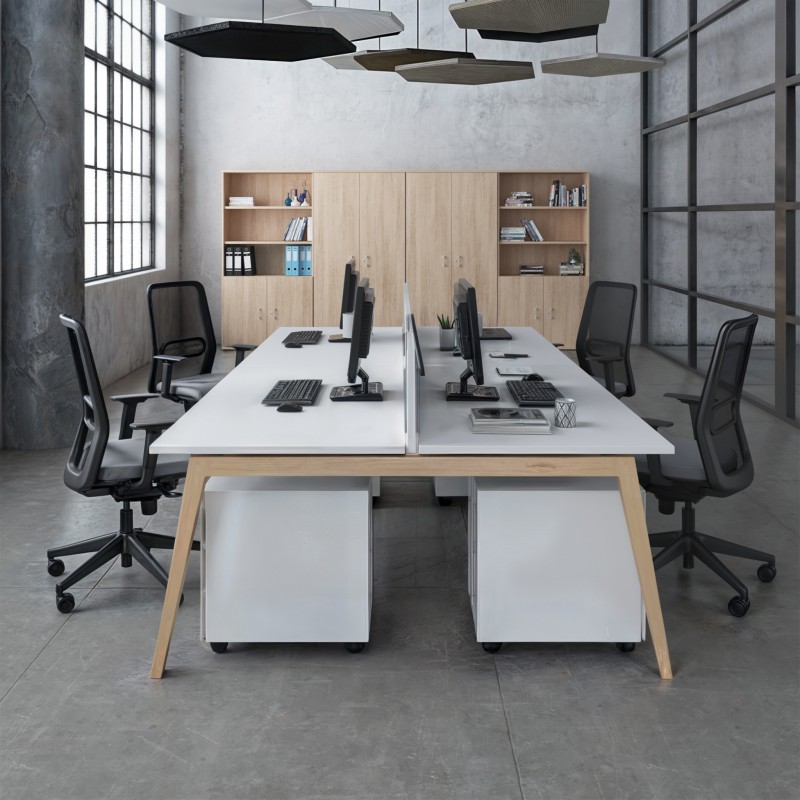 Bureau bench Olena Wood - Bikkom