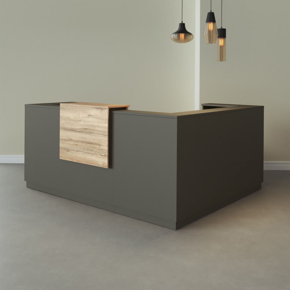 Receptiebalie in L-vorm Duomo  - Bikkom