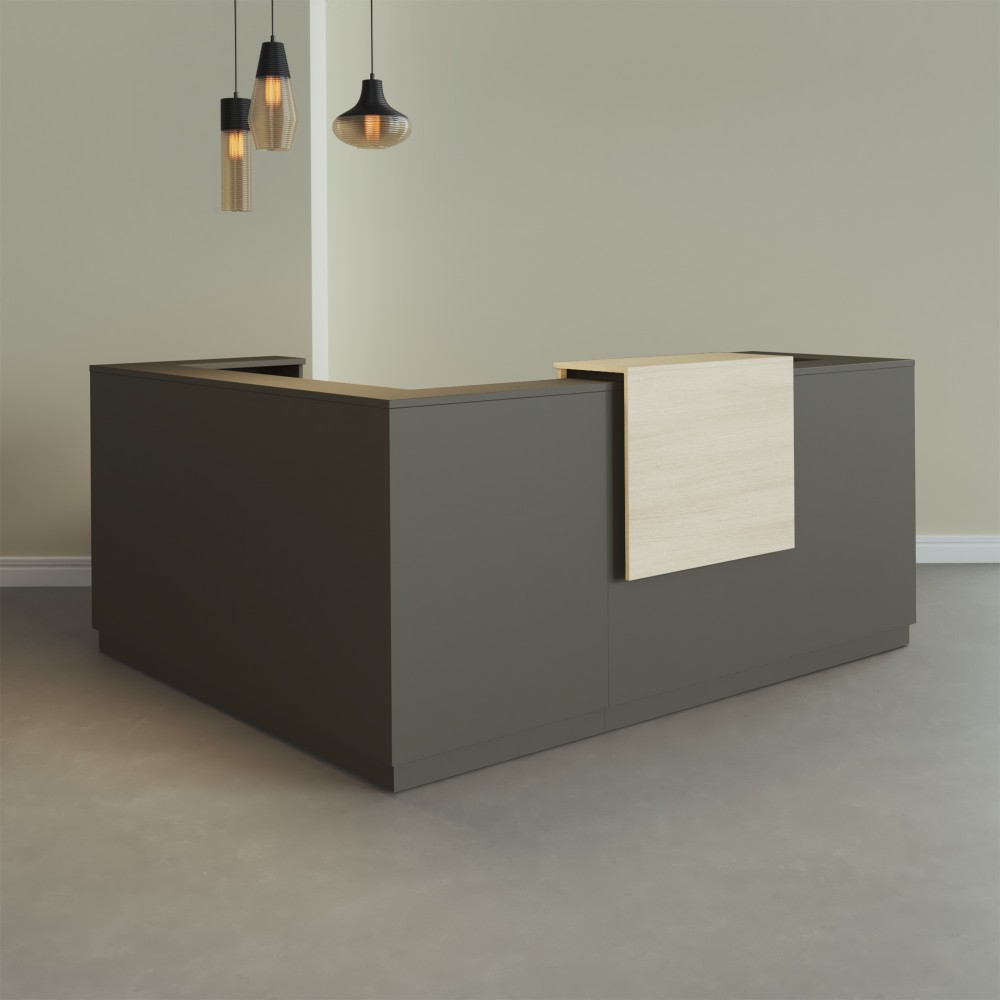 Receptiebalie in L-vorm Duomo  - Bikkom