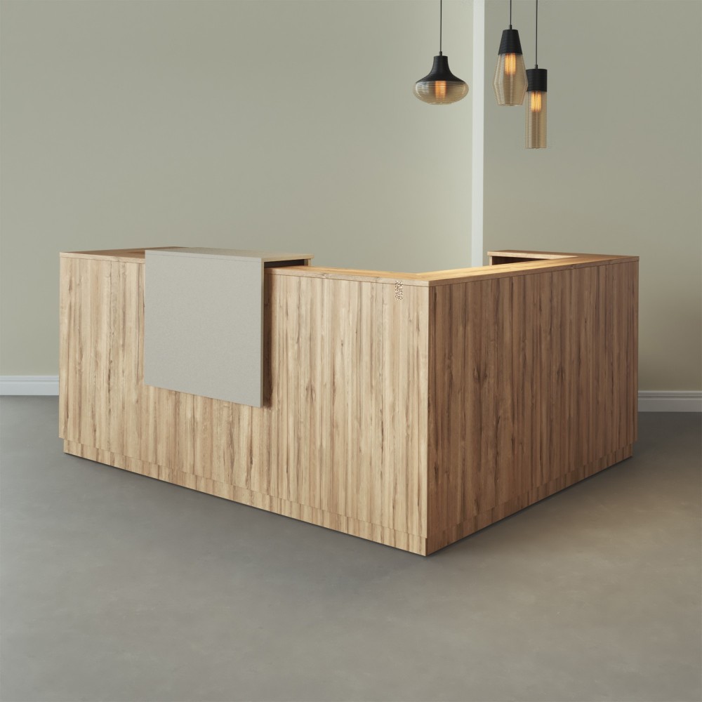 Receptiebalie in L-vorm Duomo  - Bikkom