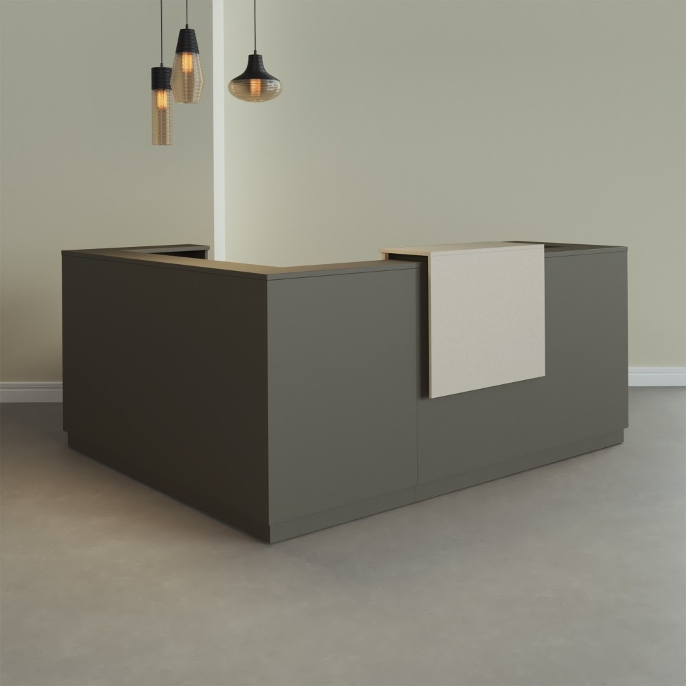 Receptiebalie in L-vorm Duomo  - Bikkom