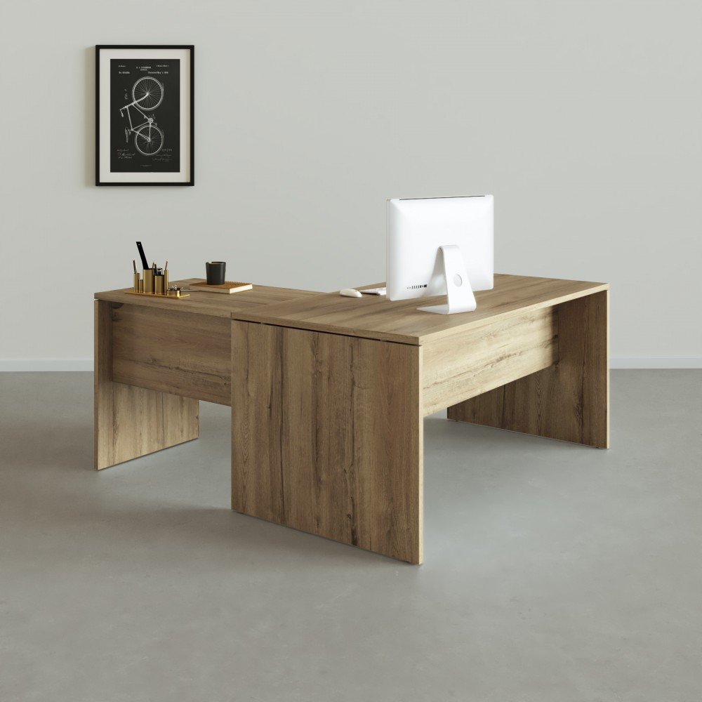 Table de bureau d'angle Tarnos - Bikkom