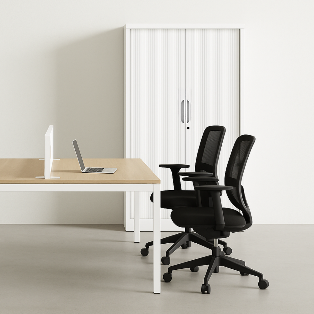Armoire à rideaux Helios blanche Armoire à rideaux Helios blanche