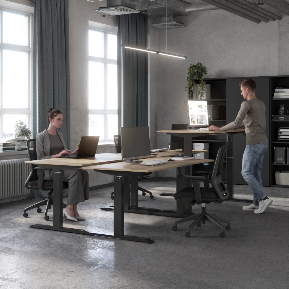 Poste de travail assis debout Elevia Poste de travail assis debout Elevia