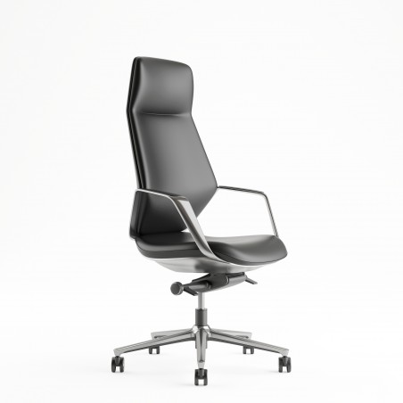 Vue latérale du fauteuil de direction Bella