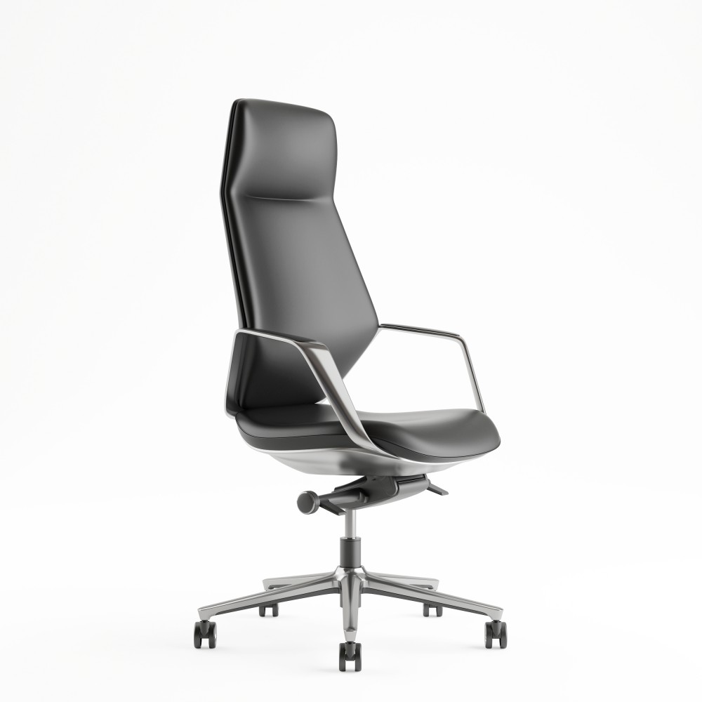 Vue latérale du fauteuil de direction Bella