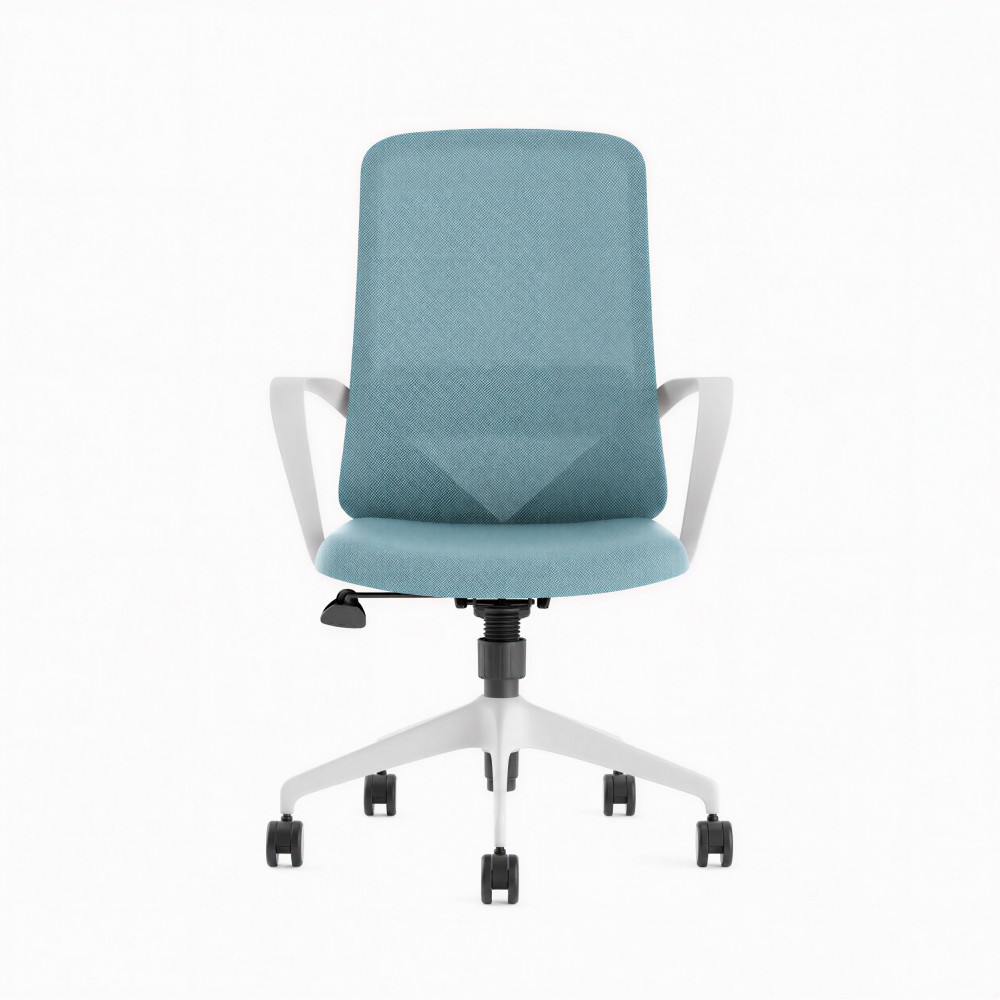 Chaise de bureau Agata gris clair - Bikkom