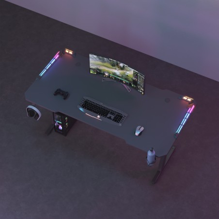 Vue avant bureau gaming Nexa Volt